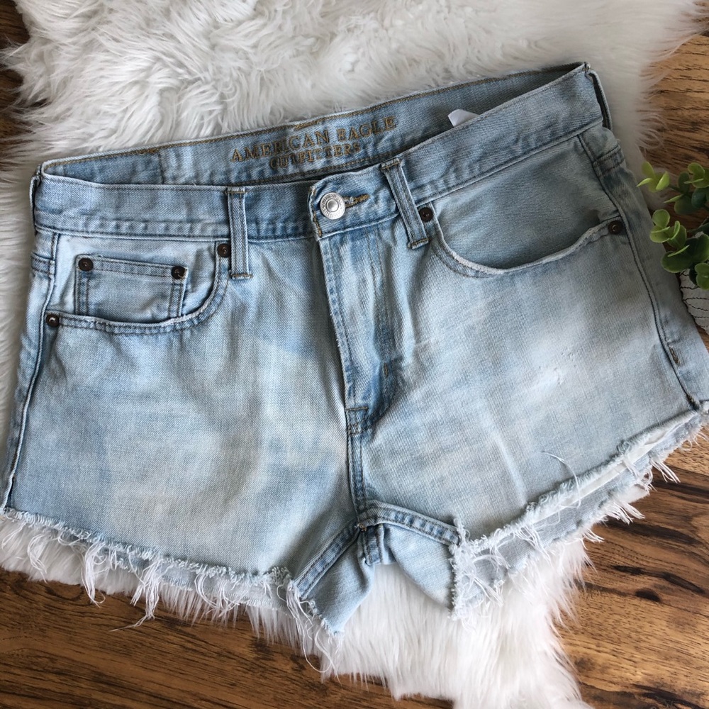 High Waist Ex Boyfriend Cutoff Jean Shorts